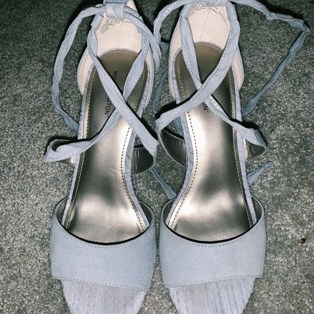Light Blue Heels